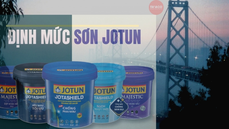 Định mức sơn Jotun để tính lượng sơn chính xác cho công trình