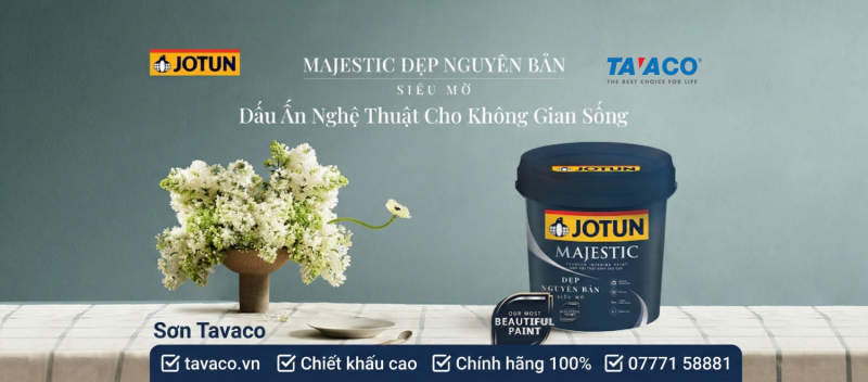 Sơn Jotun Majestic - Vẻ Đẹp Hoàn Mỹ Cho Ngôi Nhà Thân Yêu