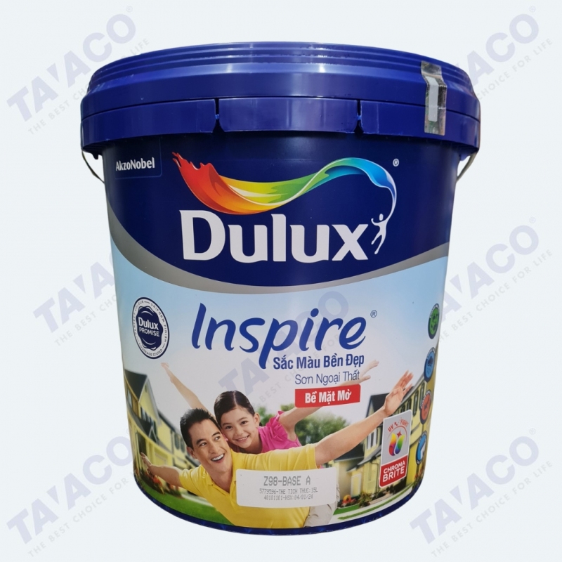 Sơn Dulux Inspire Ngoài Trời Z98 15L