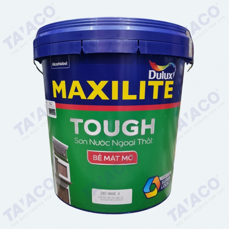 Sơn Maxilite Ngoài Trời Tough 28C 15L