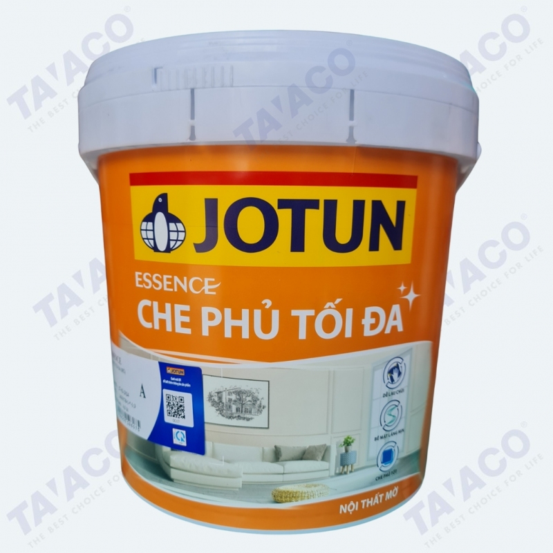 Sơn Jotun Essence Che Phủ Tối Đa Bóng, Mờ