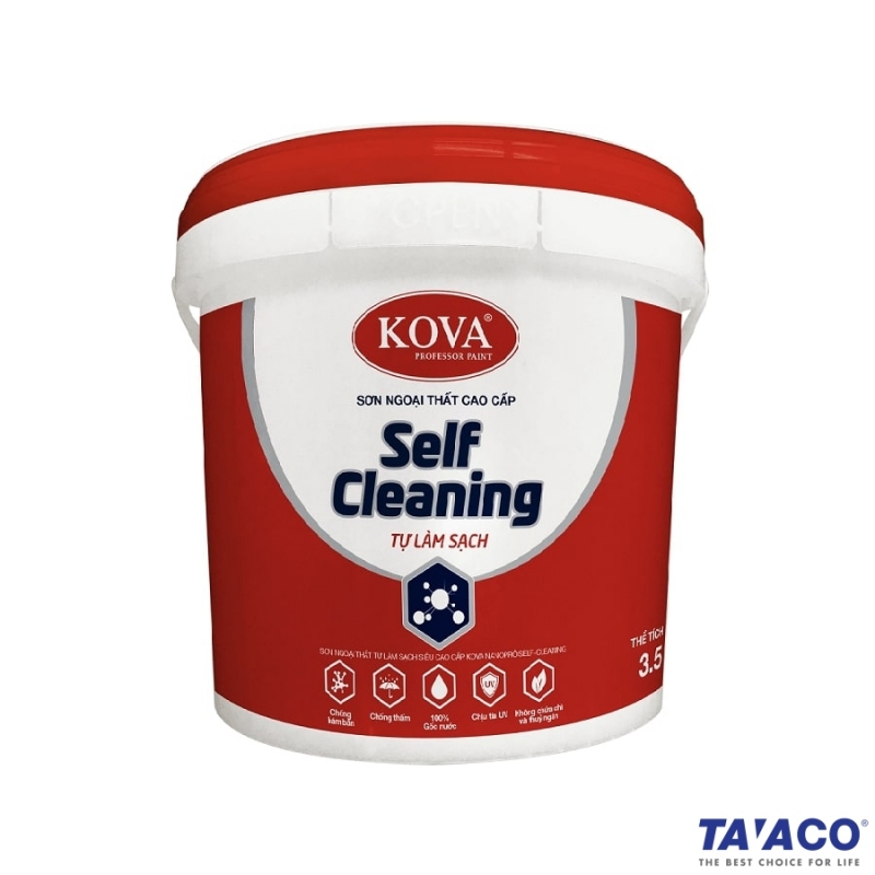Sơn Kova Nano Self Cleaning Tự Làm Sạch