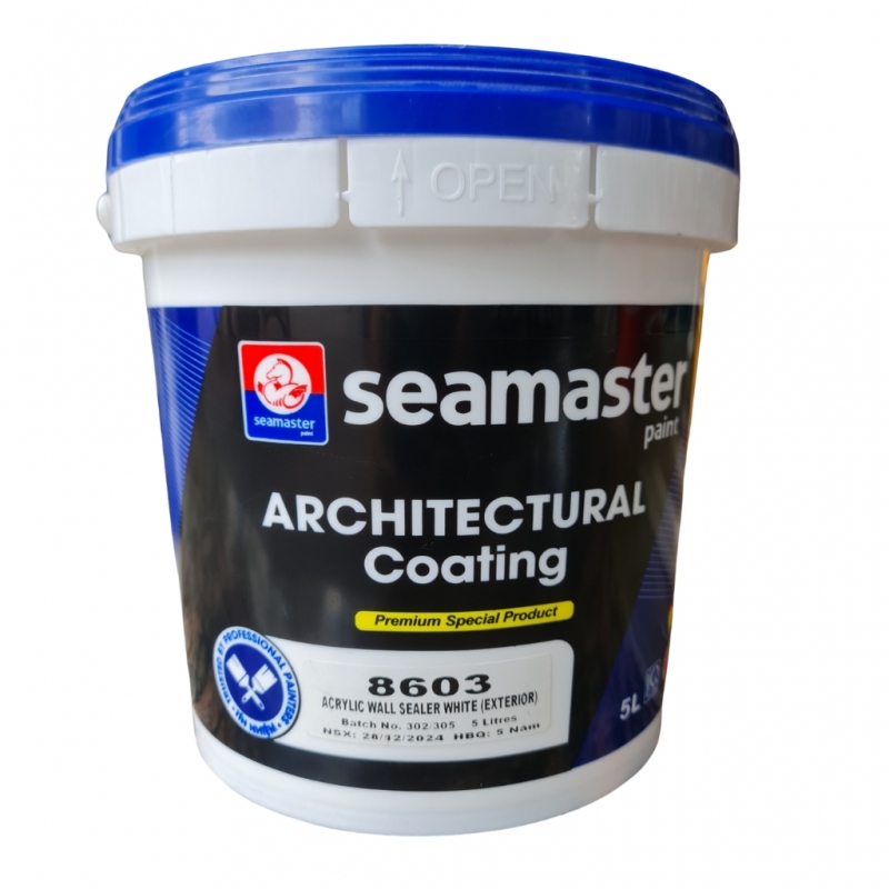 Sơn Lót Nội Ngoại Thất Seamaster Acrylic Wall Sealer - 8603