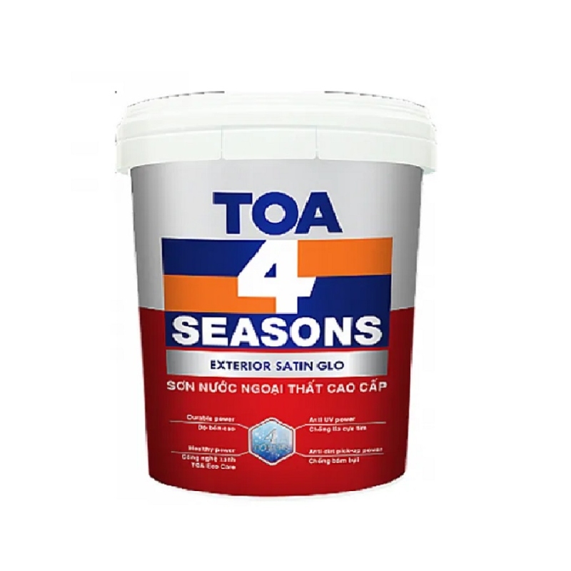 Sơn Toa 4 Seasons Satin Glo Ngoài Trời