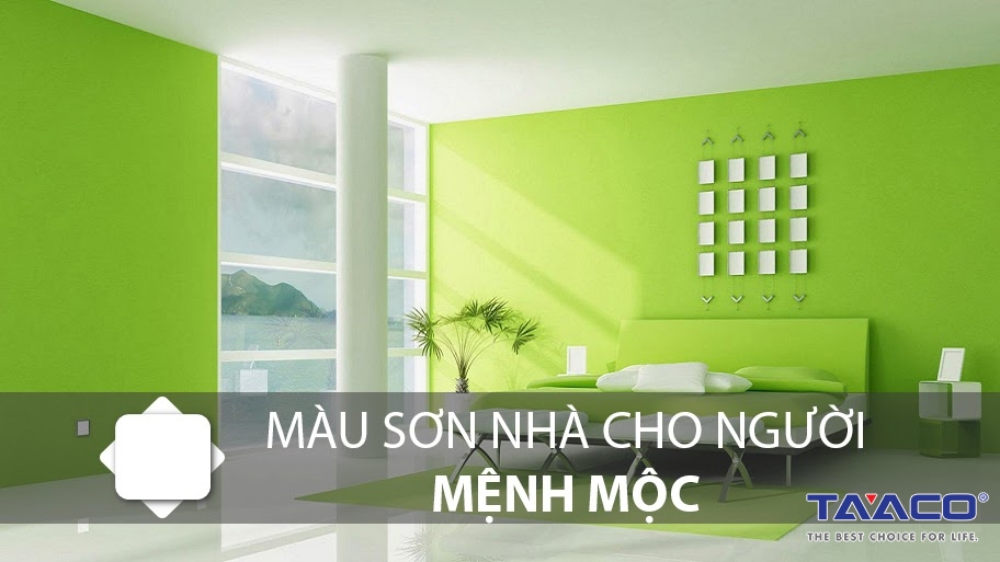 mau xanh cho ng menh moc