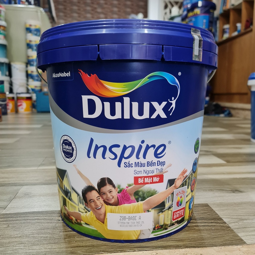 Dulux Inspire ngoài trời, tích hợp công nghệ ChromaBrite giữ màu chủ động