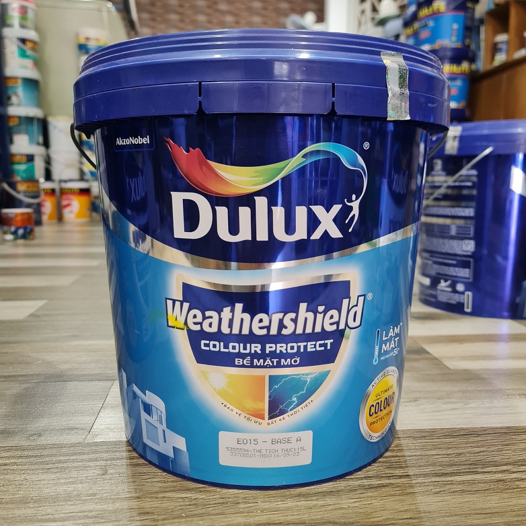 Sơn Dulux Weathershield Colour Protect Mờ (E015) – ActiveGuard Bảo Vệ Màu 8 Năm, Bề Mặt Mờ 